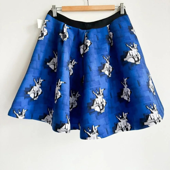 Iceberg Bugs Bunny Print Mini  Skater Skirt M - Picture 6 of 7